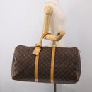 LOUIS VUITTON Monogram Keepall 55 Boston Bag M41424 LV Auth ka6805V-22