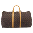 LOUIS VUITTON Monogram Keepall 55 Boston Bag M41424 LV Auth ka6805V-3