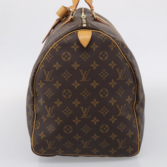 LOUIS VUITTON Monogram Keepall 55 Boston Bag M41424 LV Auth ka6805V