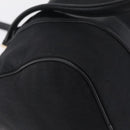Salvatore Ferragamo Gancini Tote Bag Canvas Black Gold Auth ka6807-12