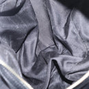 Salvatore Ferragamo Gancini Tote Bag Canvas Black Gold Auth ka6807-16