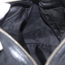 Salvatore Ferragamo Gancini Tote Bag Canvas Black Gold Auth ka6807-17