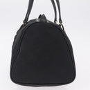 Salvatore Ferragamo Gancini Tote Bag Canvas Black Gold Auth ka6807-4
