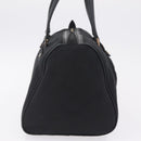 Salvatore Ferragamo Gancini Tote Bag Canvas Black Gold Auth ka6807-5