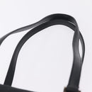 Salvatore Ferragamo Gancini Tote Bag Canvas Black Gold Auth ka6807-8