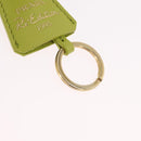 PRADA Chain Shoulder Bag Nylon LIme Green Gold Auth ka6808V-18