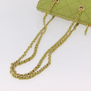 PRADA Chain Shoulder Bag Nylon LIme Green Gold Auth ka6808V-8