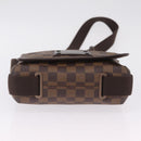 LOUIS VUITTON Damier Ebene Brooklyn PM Shoulder Bag N51210 LV Auth ka6810V-11