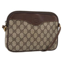 GUCCI GG Supreme Shoulder Bag PVC Beige Gold 007 115 6428 4002 Auth ka6811A-1