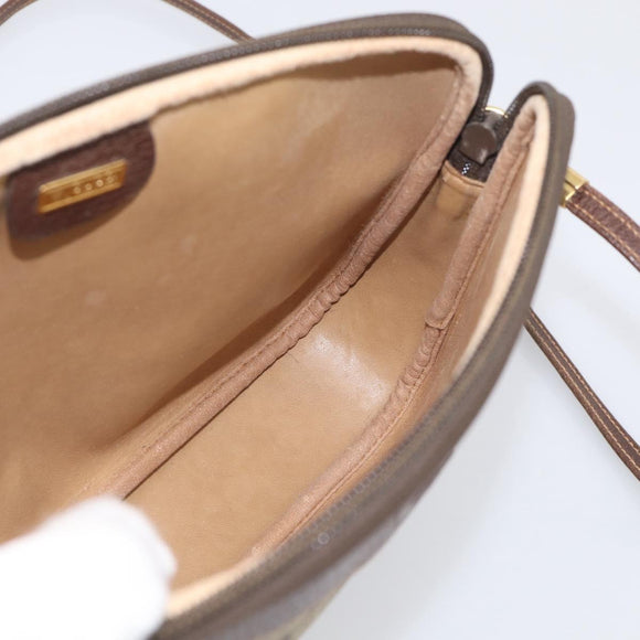 GUCCI GG Supreme Shoulder Bag PVC Beige Gold 007 115 6428 4002 Auth ka6811A