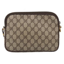 GUCCI GG Supreme Shoulder Bag PVC Beige Gold 007 115 6428 4002 Auth ka6811A-3