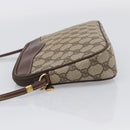 GUCCI GG Supreme Shoulder Bag PVC Beige Gold 007 115 6428 4002 Auth ka6811A-4