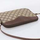 GUCCI GG Supreme Shoulder Bag PVC Beige Gold 007 115 6428 4002 Auth ka6811A-6