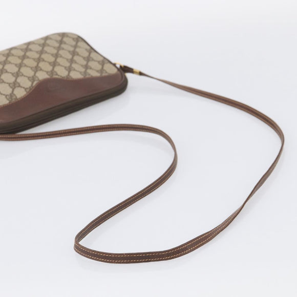 GUCCI GG Supreme Shoulder Bag PVC Beige Gold 007 115 6428 4002 Auth ka6811A