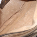 GUCCI GG Supreme Web Sherry Line Bag PVC Beige Gold 66 02 049 Auth ka6812-20