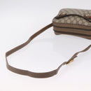 GUCCI GG Supreme Web Sherry Line Bag PVC Beige Gold 66 02 049 Auth ka6812-8
