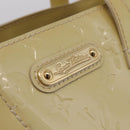 LOUIS VUITTON Monogram Vernis Wilshire PM Bag Broncorail M91452 LV Auth ka6815-15