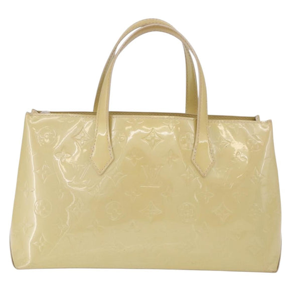 LOUIS VUITTON Monogram Vernis Wilshire PM Bag Broncorail M91452 LV Auth ka6815