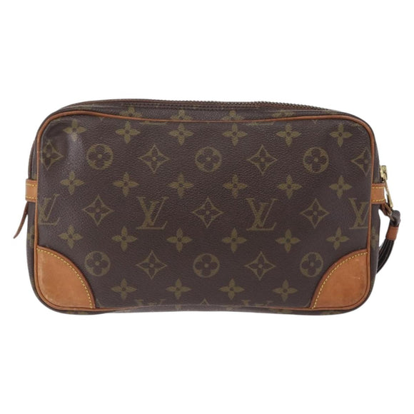 LOUIS VUITTON Monogram Marly Dragonne GM Clutch Bag M51825 LV Auth ka6819