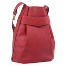 LOUIS VUITTON Epi Sac Depaule PM Shoulder Bag Red M80207 LV Auth ka6820-1
