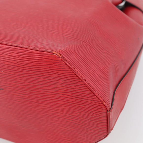 LOUIS VUITTON Epi Sac Depaule PM Shoulder Bag Red M80207 LV Auth ka6820