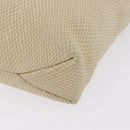 LOEWE Shoulder Bag Suede Ivory Gold Auth ka6822-11