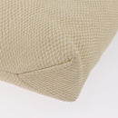 LOEWE Shoulder Bag Suede Ivory Gold Auth ka6822-13