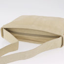 LOEWE Shoulder Bag Suede Ivory Gold Auth ka6822-6