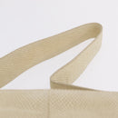 LOEWE Shoulder Bag Suede Ivory Gold Auth ka6822-8
