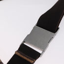 GUCCI GG Canvas Waist bag Beige Silver 92543 Auth ka6823-9