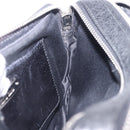 Miu Miu Matelasse Shoulder Bag Leather Black Silver Auth ka6824V-21
