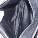 Miu Miu Matelasse Shoulder Bag Leather Black Silver Auth ka6824V-23