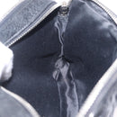 Miu Miu Matelasse Shoulder Bag Leather Black Silver Auth ka6824V-25