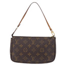 LOUIS VUITTON Monogram Pochette Accessoires Pouch M51980 LV Auth ka6825-3