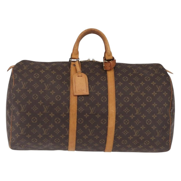 LOUIS VUITTON Monogram Keepall 50 Boston Bag M41426 LV Auth ka6827