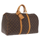 LOUIS VUITTON Monogram Keepall 50 Boston Bag M41426 LV Auth ka6829-1