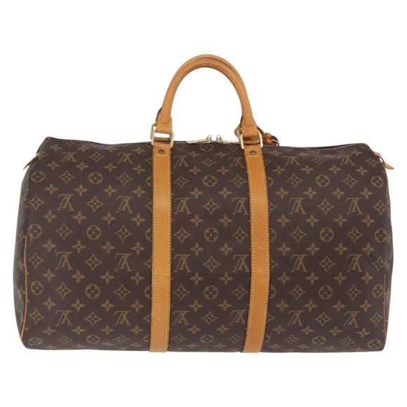 LOUIS VUITTON Monogram Keepall 50 Boston Bag M41426 LV Auth ka6829