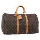LOUIS VUITTON Monogram Keepall 50 Boston Bag M41426 LV Auth ka6830A-1