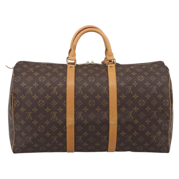 LOUIS VUITTON Monogram Keepall 50 Boston Bag M41426 LV Auth ka6830A