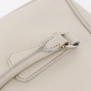 PRADA Business Bag Saffiano leather White Silver Auth ka6834-10
