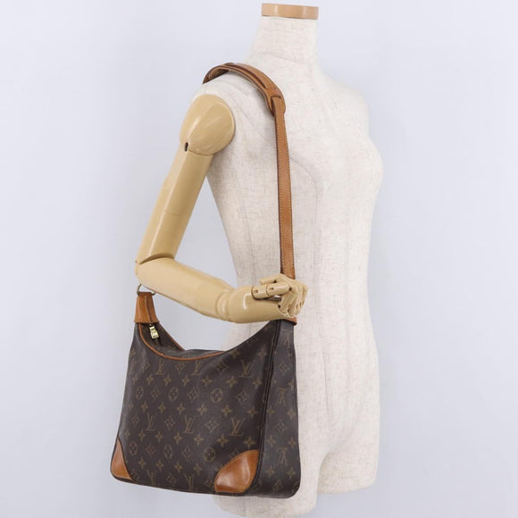 LOUIS VUITTON Monogram Boulogne 30 Shoulder Bag M51265 LV Auth ka6837