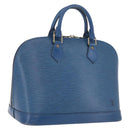 LOUIS VUITTON Epi Alma Hand Bag Toledo Blue M52145 LV Auth ka6838-1