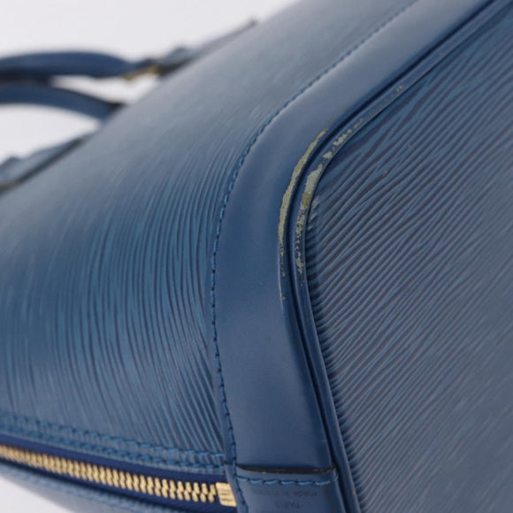 LOUIS VUITTON Epi Alma Hand Bag Toledo Blue M52145 LV Auth ka6838