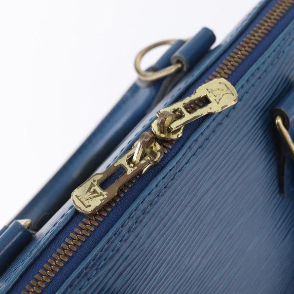 LOUIS VUITTON Epi Alma Hand Bag Toledo Blue M52145 LV Auth ka6838