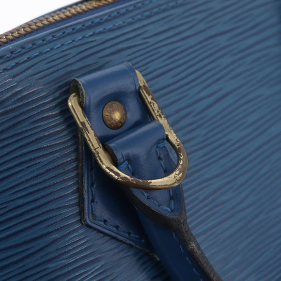 LOUIS VUITTON Epi Alma Hand Bag Toledo Blue M52145 LV Auth ka6838
