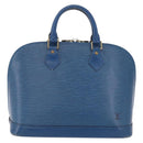 LOUIS VUITTON Epi Alma Hand Bag Toledo Blue M52145 LV Auth ka6838-2