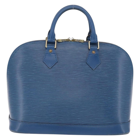 LOUIS VUITTON Epi Alma Hand Bag Toledo Blue M52145 LV Auth ka6838