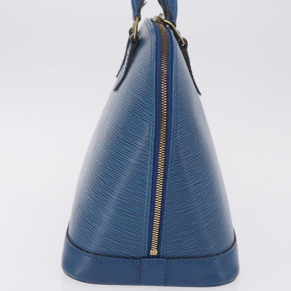 LOUIS VUITTON Epi Alma Hand Bag Toledo Blue M52145 LV Auth ka6838