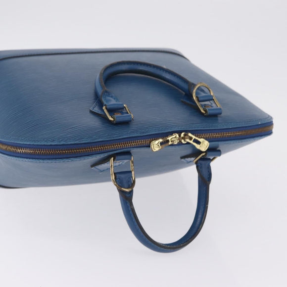 LOUIS VUITTON Epi Alma Hand Bag Toledo Blue M52145 LV Auth ka6838