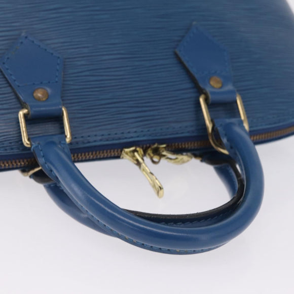 LOUIS VUITTON Epi Alma Hand Bag Toledo Blue M52145 LV Auth ka6838